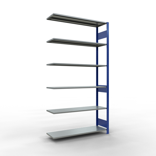 Stecksystem Anbauregal MULTIplus150 mit Längenriegel