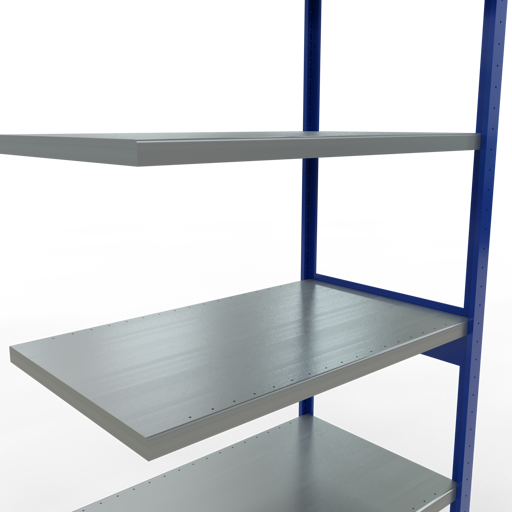 Stecksystem Anbauregal MULTIplus250 mit Längenriegel