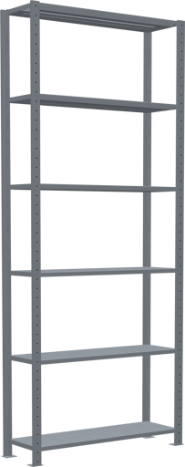 Stecksystem Grundregal MULTIplus150 mit Kreuzstrebe