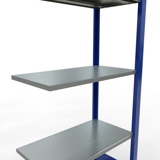 Stecksystem Anbauregal MULTIplus150 mit Längenriegel