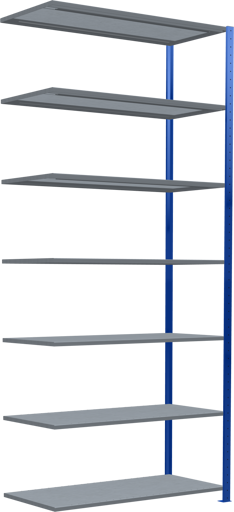 Stecksystem Anbauregal MULTIplus250 mit Kreuzstrebe