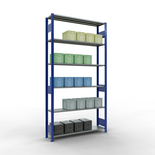 Stecksystem Grundregal MULTIplus150 mit Längenriegel