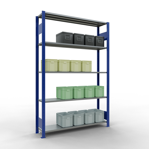 Stecksystem Grundregal MULTIplus150 mit Längenriegel