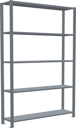 Stecksystem Grundregal MULTIplus150 mit Kreuzstrebe