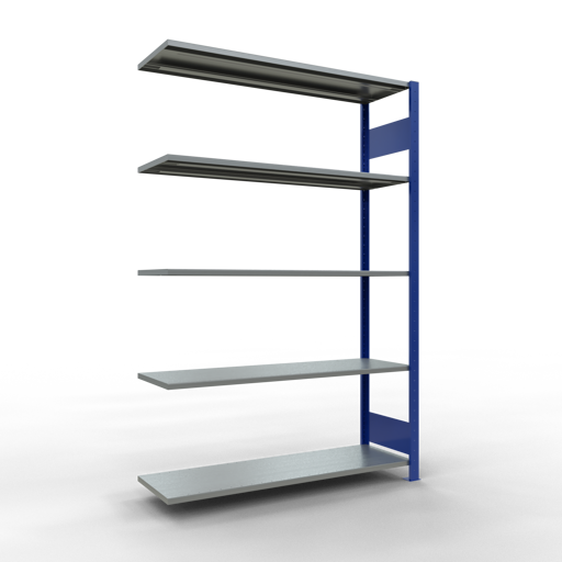 Stecksystem Anbauregal MULTIplus150 mit Längenriegel