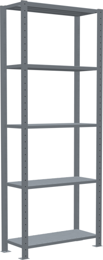 Stecksystem Grundregal MULTIplus150 mit Kreuzstrebe