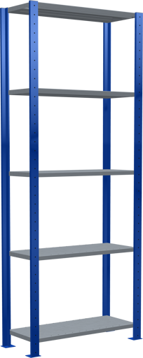 Stecksystem Grundregal MULTIplus150 mit Kreuzstrebe