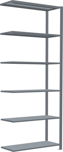 Stecksystem Anbauregal MULTIplus150 mit Kreuzstrebe
