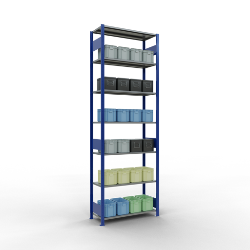 Stecksystem Grundregal MULTIplus150 mit Längenriegel