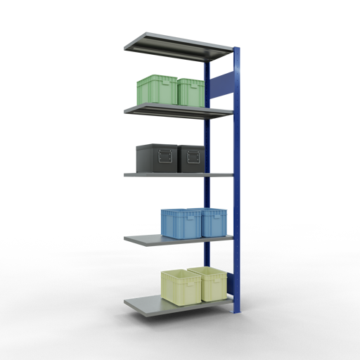 Stecksystem Anbauregal MULTIplus150 mit Längenriegel