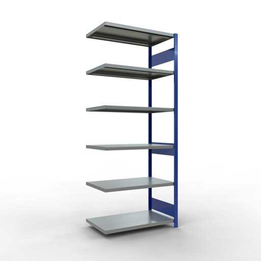 Stecksystem Anbauregal MULTIplus250 mit Längenriegel