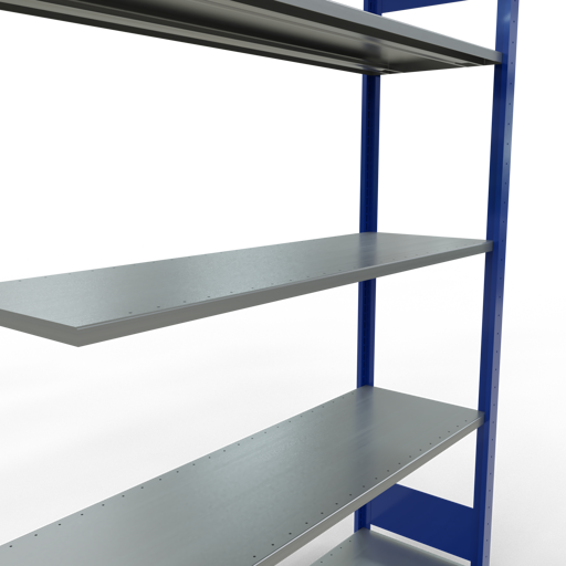 Stecksystem Anbauregal MULTIplus150 mit Längenriegel