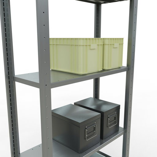 Stecksystem Grundregal MULTIplus150 mit Längenriegel