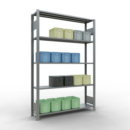 Stecksystem Grundregal MULTIplus150 mit Längenriegel