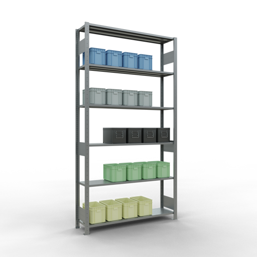 Stecksystem Grundregal MULTIplus150 mit Längenriegel