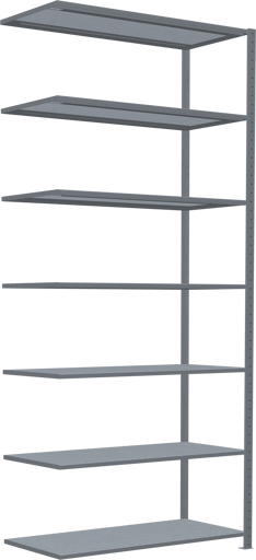 Stecksystem Anbauregal MULTIplus250 mit Kreuzstrebe