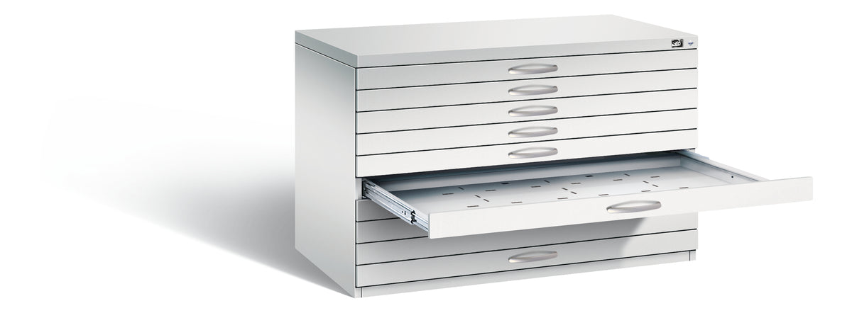 C+P Flachablageschrank Serie 7100_7200, H760xB110