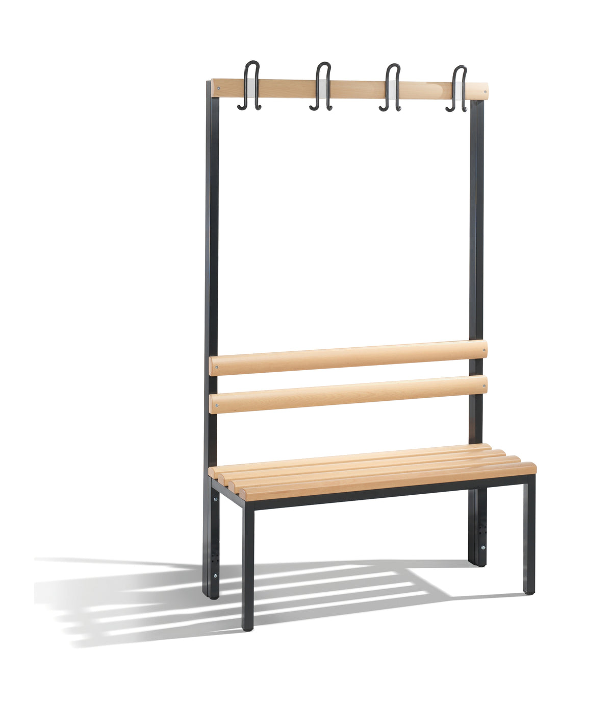 C+P Garderobenbank einseitig Basic, H1650xB1000xT