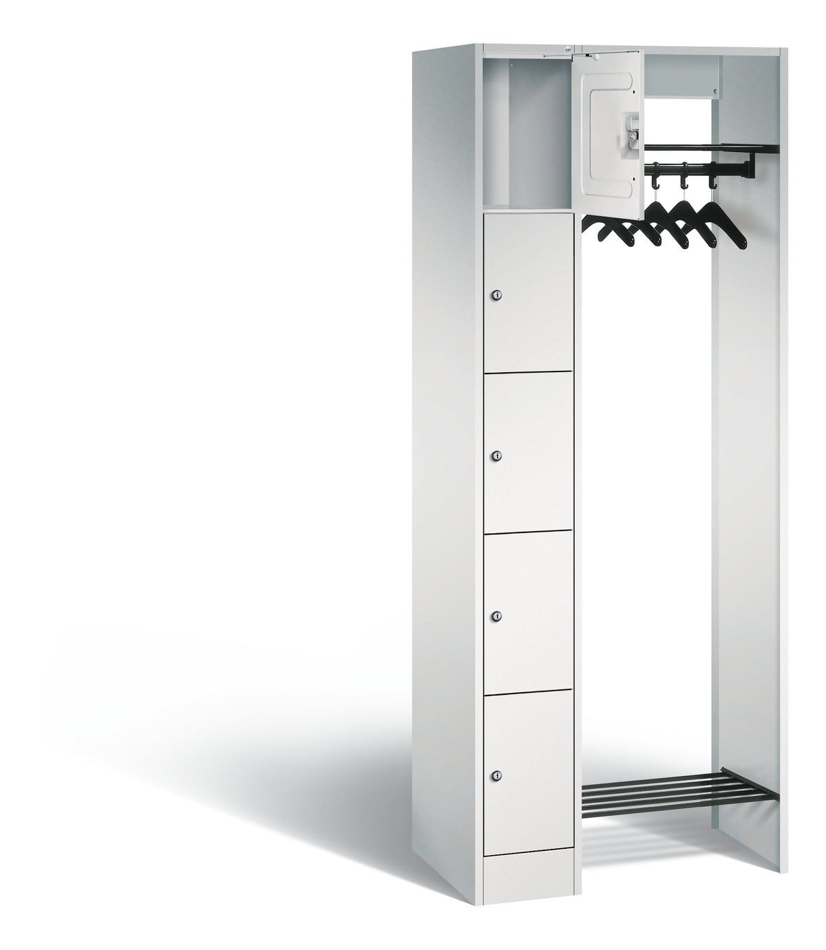 C+P Offene Garderobe Serie 8070, H1950xB740xT480m