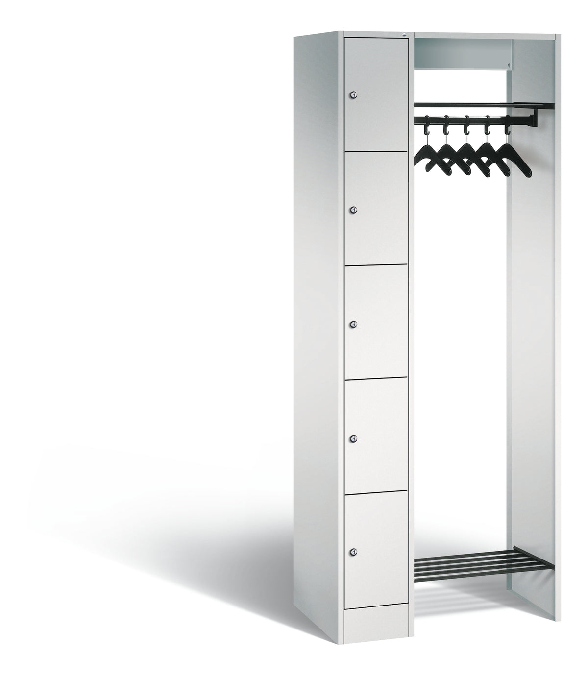 C+P Offene Garderobe Serie 8070, H1950xB740xT480m