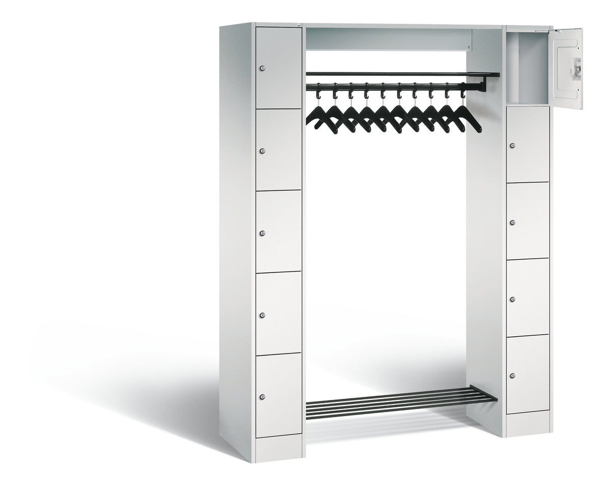 C+P Offene Garderobe Serie 8070, H1950xB1430xT480