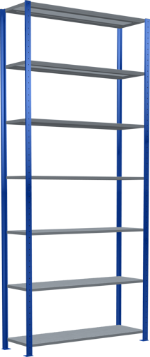 Stecksystem Grundregal MULTIplus150 mit Kreuzstrebe